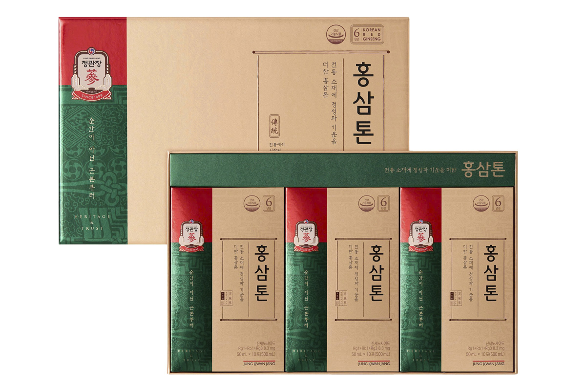 Nước Hồng Sâm Pha Sẵn Tonic Origin - Tonin Mild 50 mL x 30 gói