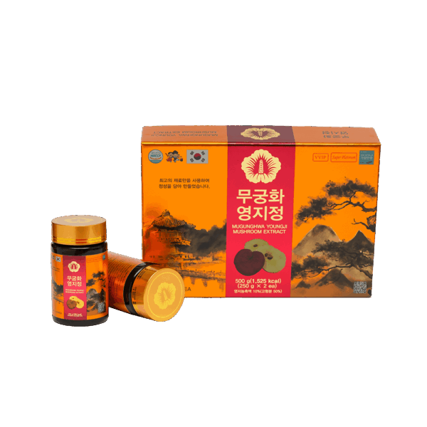 Cao linh chi Mugunghwa Joungji Mushroom Extract 250g x2 lọ